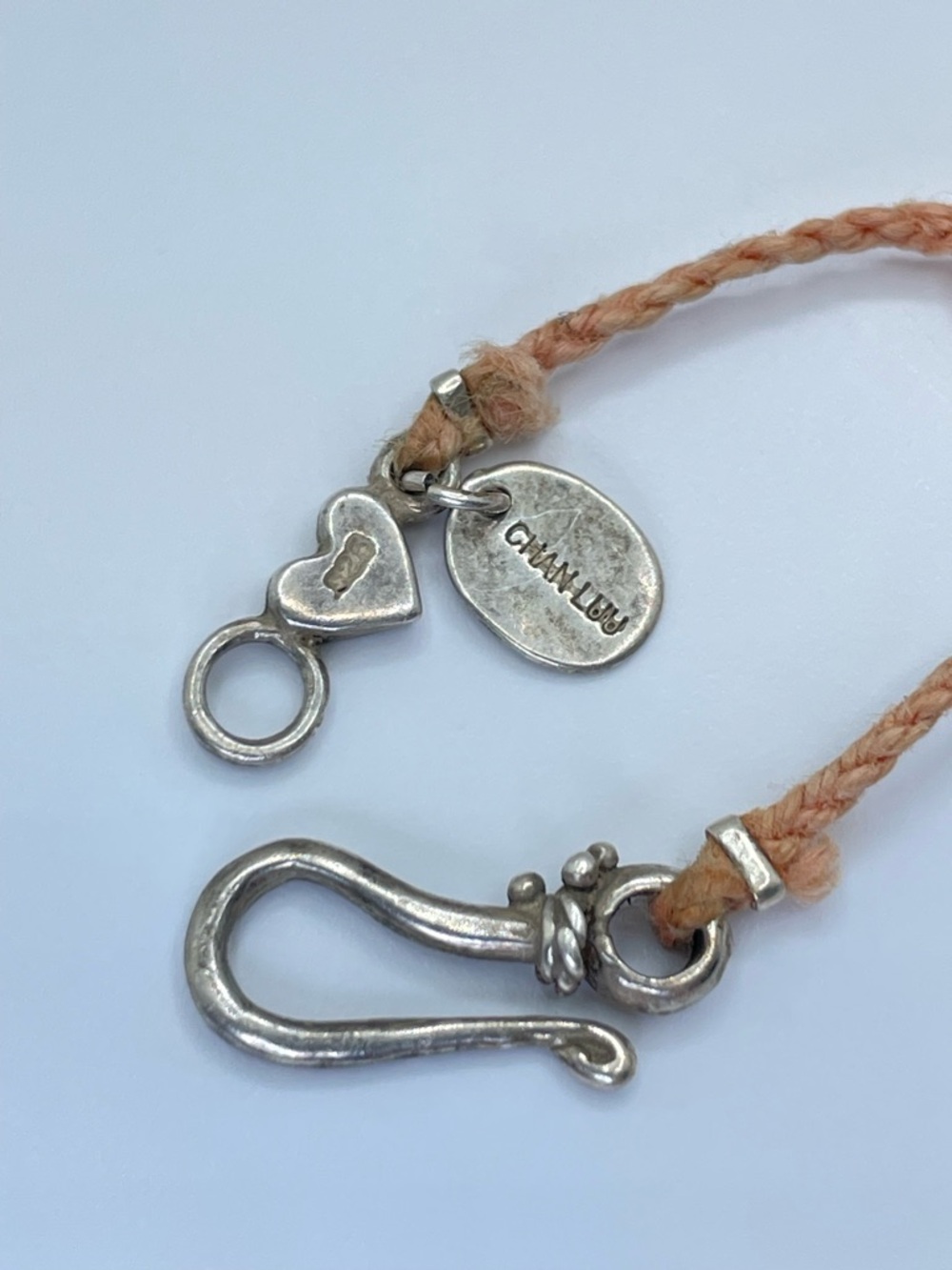 Chan Luu Pink Opal Beaded Necklace 925 Silver Dainty Boho Cord Minimalist - Picture 6 of 12